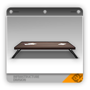 檀木低脚会议桌