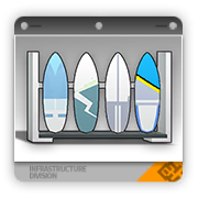 冲浪达人的板架