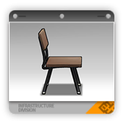 披萨店靠背单椅(左)