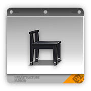 黑色复古椅(左)