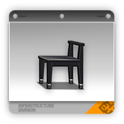 黑色复古椅(右)