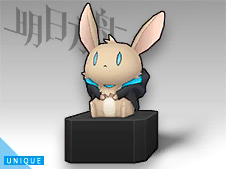可爱兔兔雕像