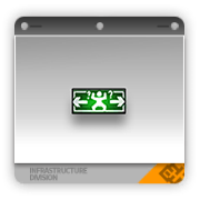 披萨店用出口指示灯