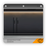 披萨店用黑色墙纸