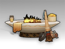 传统火坑桌