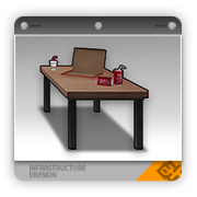 披萨店用活动餐桌