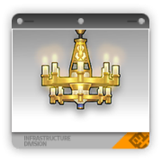 双层吸顶蜡烛吊灯