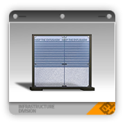 隔断用透明屏风