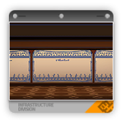 七城式花纹墙纸