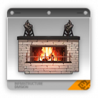 砖砌燃木壁炉.png