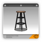 披萨店用高脚凳.png
