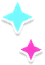 D pink blue star.png