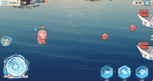 谢菲尔德巴伦支海的逆袭+特殊弹幕.gif
