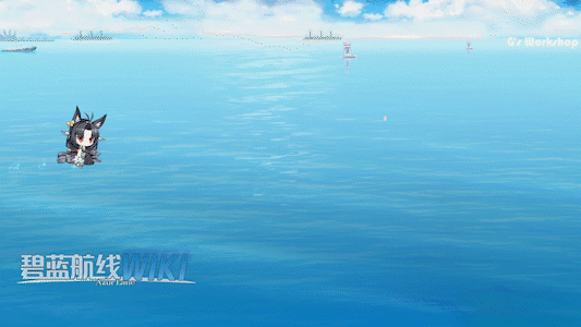三联装SKC25式150mm主炮改T0舰炮弹道.gif