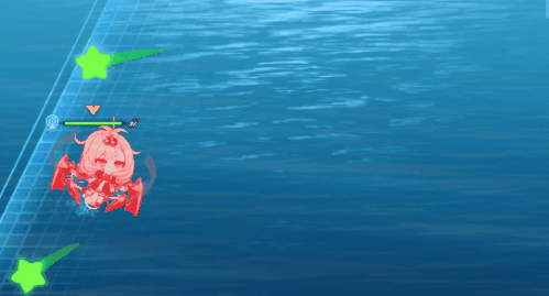 柯莱特数据流轰击特殊弹幕.gif