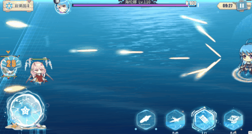 伊14 突进之光 鱼雷弹幕.gif