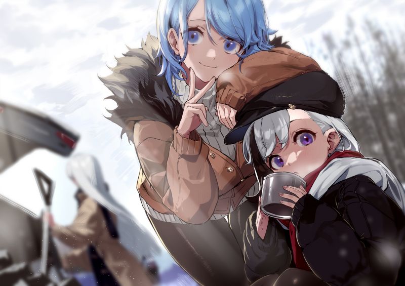 文件:日服三周年美术收藏集收录插画 黑帽十三天 苏维埃罗西亚&恰巴耶夫&明斯克.jpg