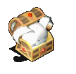 纯白吓人箱-倒下.gif