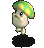蹦跳翠绿菇.gif