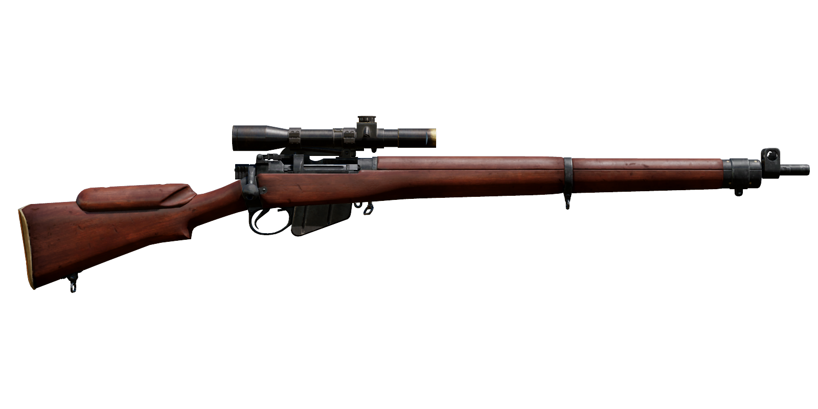 Lee enfield no4 mk1 with scope gun.png