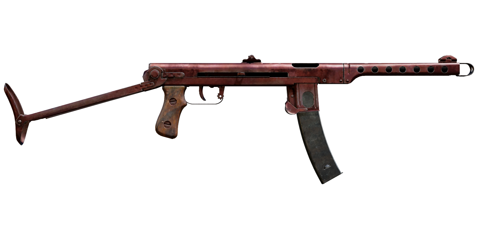 苏联-PPS-42氧化红
