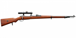 Mauser gewehr 98 with scope mount gun.png