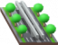 Monorail Tracks on Six-Lane Road with Trees.png