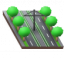 Four-Lane Road with Tram Tracks and Trees.png
