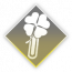 记忆珍宝图标 金 四叶草书签.png