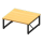 铸铁木桌