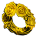 金色玫瑰花环