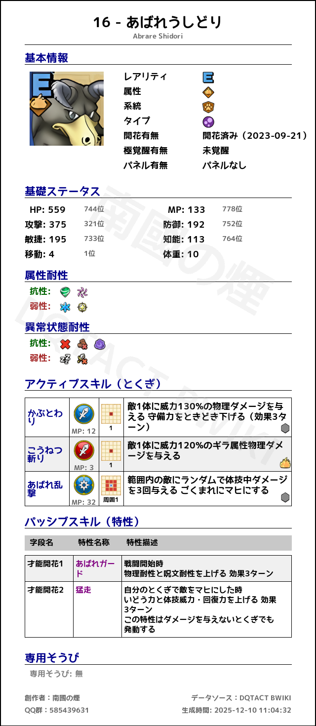 16 あばれうしどり japanese.png