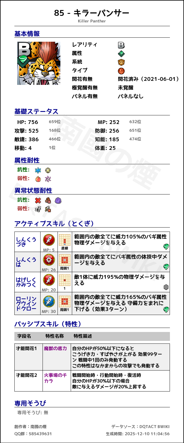 85 キラーパンサー japanese.png