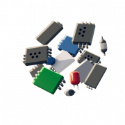 Куча электронных деталей