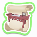 中式书桌家具图纸