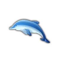 海滩假日-海豚挂画.png
