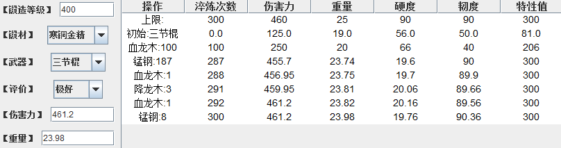 棍 三节棍 400锻 0重铸 寒铜金精 461 23.98 19 90 极好下限韧.png