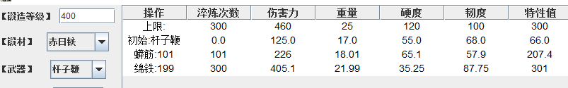 鞭 杆子鞭 400锻 0重铸 赤日铁 405 21.99 35 87 极好下限韧.png