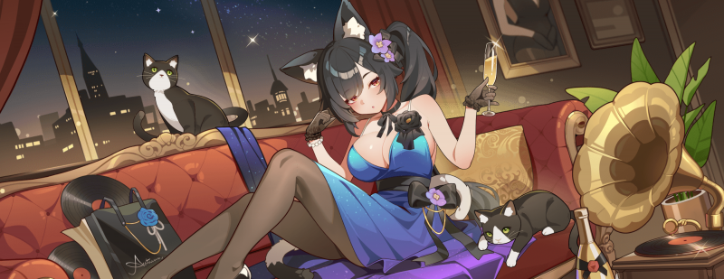 文件:盲盒派对-角色服装-炽热射线-鎏金唱片.png