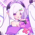 盲盒派对-角色头像-粉白梦魔.png