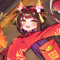 盲盒派对-服装头像-光焰火莲-跃马赠喜.png