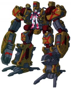 MBF-P02异端高达红色机强化承载装备