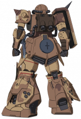 MS-06GD Zaku High Mobility Type (Ground Use) (Sanho Unit) Rear.jpg