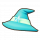 蓝色魔法帽