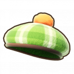 绿色格纹贝雷帽.png