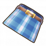 蓝色格纹短裙.png
