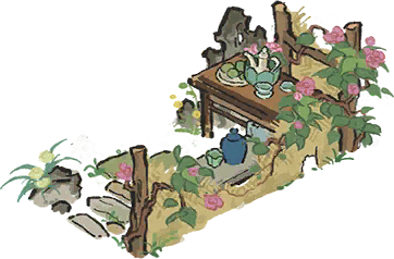 对饮花下.png