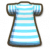 蓝色条纹裙.png