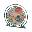 Furniture icon 山间红日屏风.png