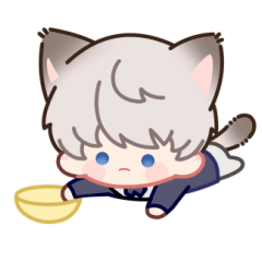 聊天表情-沈星回喵：饿了.gif